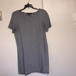 Striped T Shirt Dress